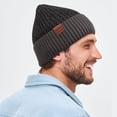 thumbnail image 4 of Winter Beanie Hat for Men Women: Warm Fleece Lined Beanie Knit Ski Stocking Cap Cuffed Cap for Cold Weather Running, 4 of 7