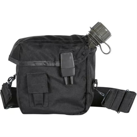 

2Qt Canteen Cover-Shoulder Strap - Black