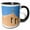 Black/White, variant on 3drose, New Mexico, Santa Fe, Adobe Style Church - Us32 Rti0125 - Rob Tilley, 11oz Two-tone Yellow Mug