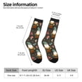 thumbnail image 2 of Pofeuu Gnome Insect Frog Print Crew Socks, Adult Running Hiking Socks for Youth and Adult, 2 of 6