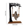 thumbnail image 7 of Halloween Ghost Cradle Swing Ornament, Ghost Figurine, Desktop Decor, Gothic Style Autumns Themed Desktop Decor, Gifts for Men Women, 7 of 7