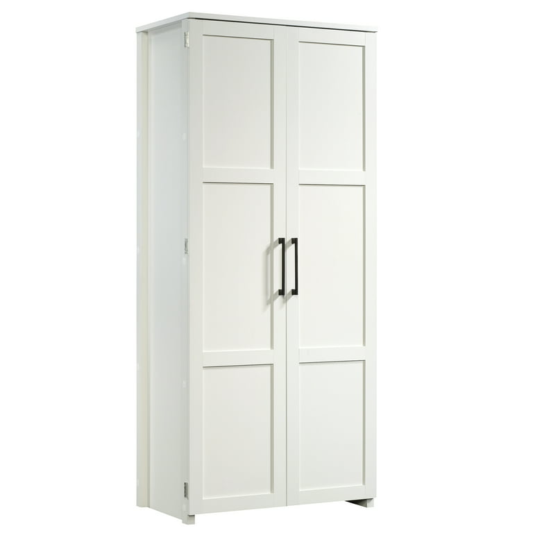Sauder Cottage Road Tall Wood Storage Cabinet in Soft white, 1 - Smith's  Food and Drug