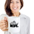 thumbnail image 2 of Nope Not Today Cute Worn Out Unmotivated Kitty Cat Gift Mug, 2 of 4