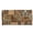 Brown Tribal Geometric, variant on Trifold Wallet Sacred Cross Heart Lily with Pocket Womens Long Wallets for Travel, Leather Buckle Women's Trifold Wallet