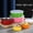 Multicolor, variant on 5 Pcs Kitchen Food Container, Home Stainless Steel Food Bowl, Kitchen Mixing Bowl with Lids, Kitchen Essentials Dinner Set