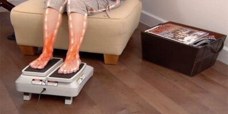 LegXercise Comfort Grip Leg Exerciser, Gray, 10.05 lbs, Plastic, Home Exercise Machine