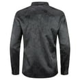 thumbnail image 3 of AZoiNM Men's Print Patchwork Casual Shirt Slim Fit Long Sleeve No Pocket, 3 of 10