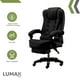 thumbnail image 5 of Silla Ejecutiva Sillón Oficina 2 Puntos Masajes Y Reposapies negro Lumax Miles ZGS-959-2M, 5 of 7
