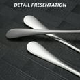 thumbnail image 3 of 12-Piece Soup Spoons, Round Stainless Steel Spoons Ice Cream Spoon, Stainless Steel Cocktail Stirring Spoons Briout, 3 of 5