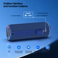 thumbnail image 3 of Jierben Bluetooth Speaker Wireless with Subwoofer, Bluetooth 5.4 Portable Speaker with 30W HD Loud Stereo Sound, Built-in Mic, 17H Playtime, LED Lights, IP67, TWS Pairing, for Outdoor Travel Party, 3 of 8