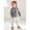 thumbnail image 6 of BemeyourBBs Baby Girls Long Sleeves Sweater Solid Color Button Infant Cardigan, 6 of 9