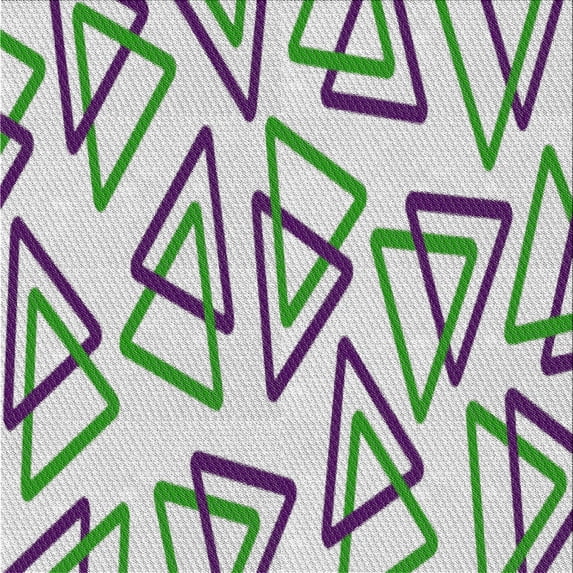 Ahgly Company Indoor Square Patterned Light Rose Green Novelty Area Rugs, 4' Square