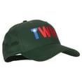 thumbnail image 5 of Taiwan TWN Flag Embroidered Solid Cotton Pro Style Cap - Dk Green OSFM, 5 of 5