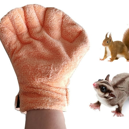 

shenmeida Hamster Gloves Calming Sleeping Glove for Small Animals Hedgehog Hamster Anti Bite Pet Handling Glove Grooming Bite Proof Protection Supplies
