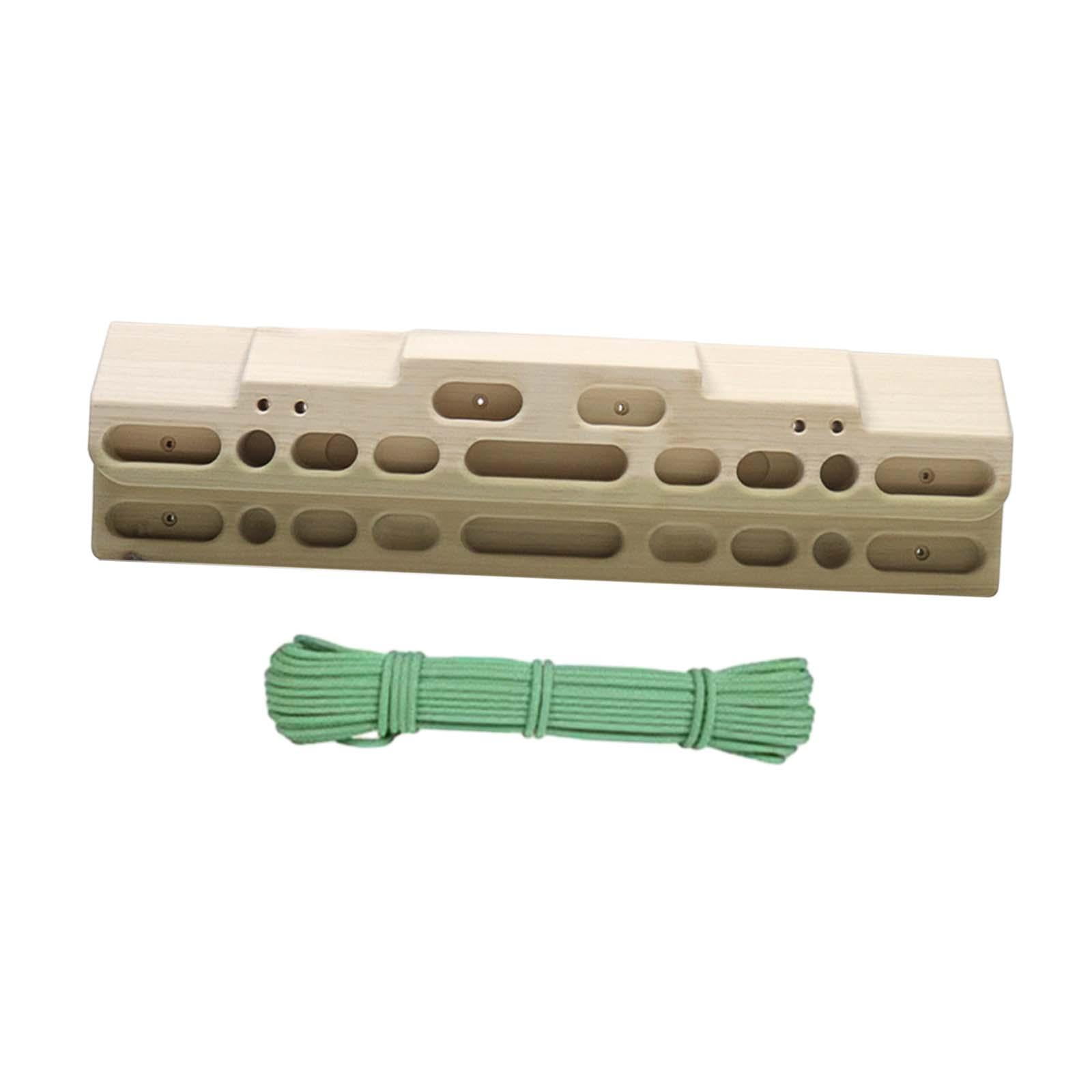 Climbing Hangboard Fingerboard Slopers Finger Holds with Boxwood Material for Indoor Outdoor Strength Training