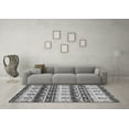 thumbnail image 3 of Ahgly Company Indoor Square Abstract Gray Modern Area Rugs, 6' Square, 3 of 4