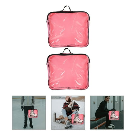 ELAYARD 2-Pack Lightweight Roller Skate Storage Bags with Zipper for Easy and Convenient Skating Shoe Carrying