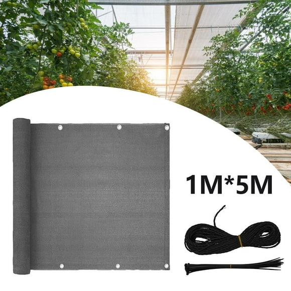 CNKOO Filet d'Ombrage de Jardin Balcon Patio 3x16 Pieds Panneau de Clôture Couverture Protection 98 %