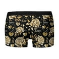 thumbnail image 5 of Zshosam Boxers Underwear for Men Boyfriend Father Husband Personalized Funny Boxers for Men Birthday Valentine's Day Gifts for Him(Gold,M), 5 of 5