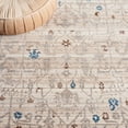 thumbnail image 6 of SAFAVIEH Vintage Persian Sam Abstract Polyester Area Rug, Ivory/Light Grey, 8' x 10', 6 of 11