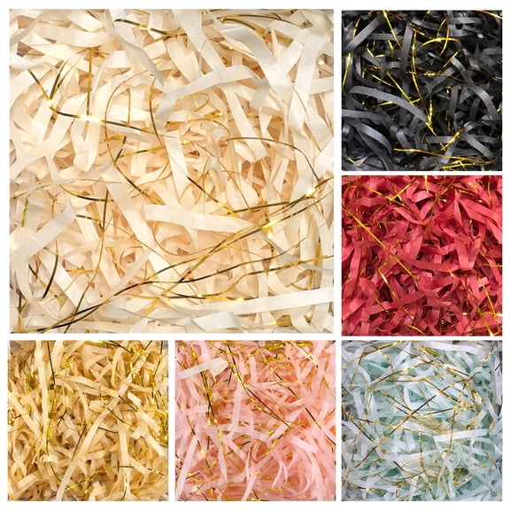 MISSMILE 10.58oz Basket Filler,Recyclable Processing Shredded Paper for Gift Baskets,Crinkle Paper Filler Box Filler for Gift Wrapping,Basket Filling,Wedding Decorations
