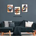 thumbnail image 3 of FCCUYE Basketball Themed Wall Art Teen Boys Room Poster Canvas Prints Set of 3 Sports Player Men Ball Decor Painting Artwork for Gym Room Bedroom Bathroom Office 16"x24" d, 3 of 7
