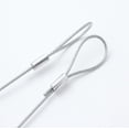thumbnail image 3 of Cables de seguridad de acero inoxidable, cable de seguridad para candado de equipaje, trenzado ligero, 3 of 5