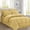 Gold, variant on Luxury 8-Piece White Striped Comforter Bedding Sets, Queen