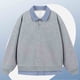 thumbnail image 1 of pstuiky Camisas casuales de manga larga para hombre, Blusa deportiva unisex de dos piezas, holgada, de color liso, con botones, manga larga y cuello vuelto camisetas de hombre xl, 1 of 5