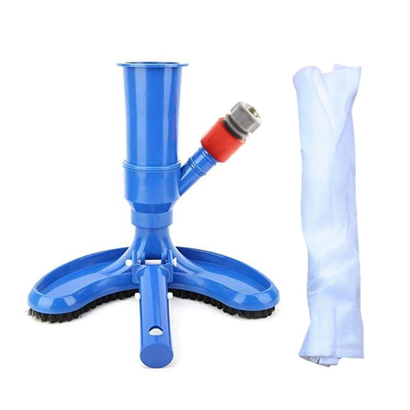 Swimming Pool Vacuum Cleaner Suction Head Pond Fountain SPA Cleaner Brush With Handle Cleaning Tools ,Great Suction Power
