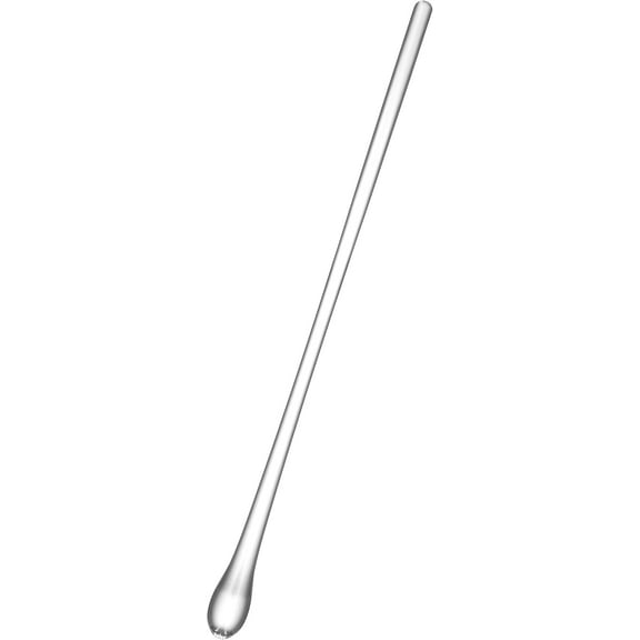 Glass - Stirrer Stick - 13" Long- for Mixing Cocktails - Drinks - Glass Stir Rod - Bar Cocktail Shaker - Made in Europe -by Barski