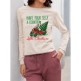 thumbnail image 2 of Country Little Christmas Holiday Women's Long Sleeve, 2 of 4