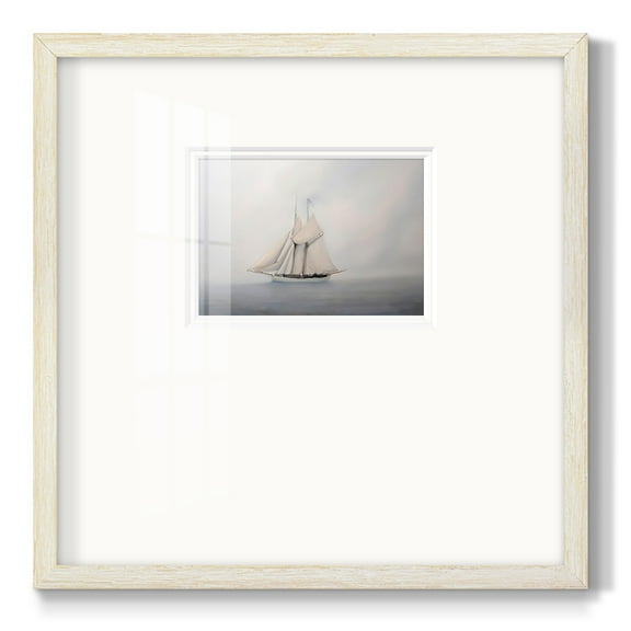 Foggy Sail IIIPremium Framed Print