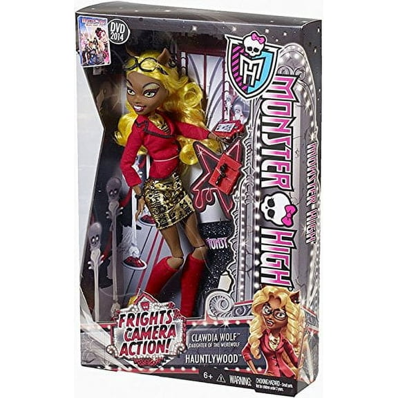 Monster High Frights, Camera, Action Clawdia Wolf Doll
