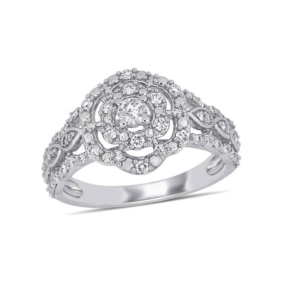 Everly Women's Diamond 10K White Gold Engagement Ring
