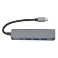 thumbnail image 1 of Hub USB C 5 en 1, Ultra alta definición, velocidad de transferencia de 5Gbps, carga PD, adaptador de concentrador USB C a Ethernet para viajes en casa y oficina, 1 of 5