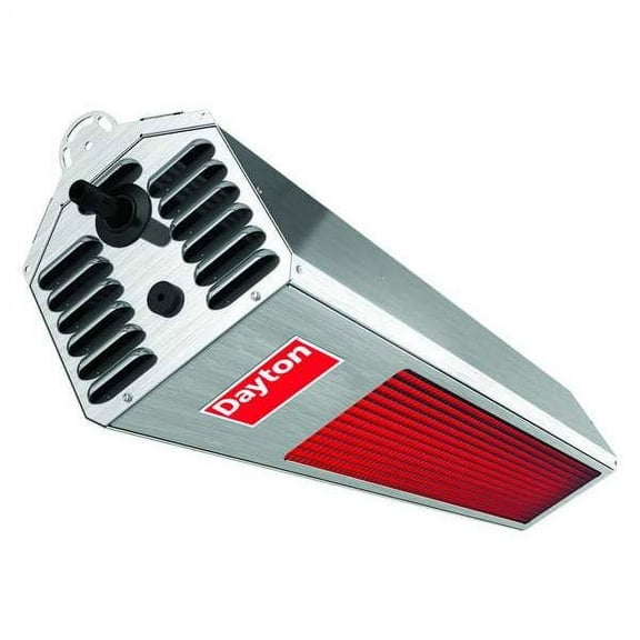 Dayton 34000 BtuH Infrared Patio Heater, NG 21MK93