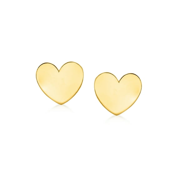 Pure Collection by Ross-Simons 14kt Yellow Gold Heart Earrings, Women's, Adult