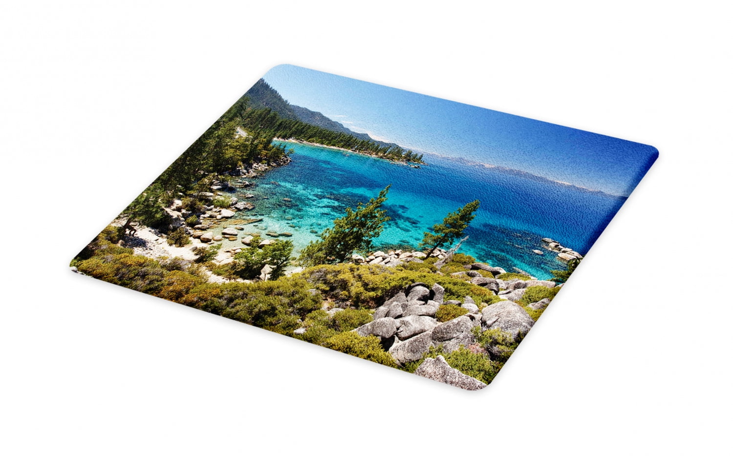 Lake Forest Cutting Board, Natural Scenery of Lake Tahoe Kayaking Shore