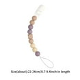 thumbnail image 6 of QWLWBU 4Pcs Pacifier Clip Teething Relief Pacifier Clip Silicone Beads, 6 of 7