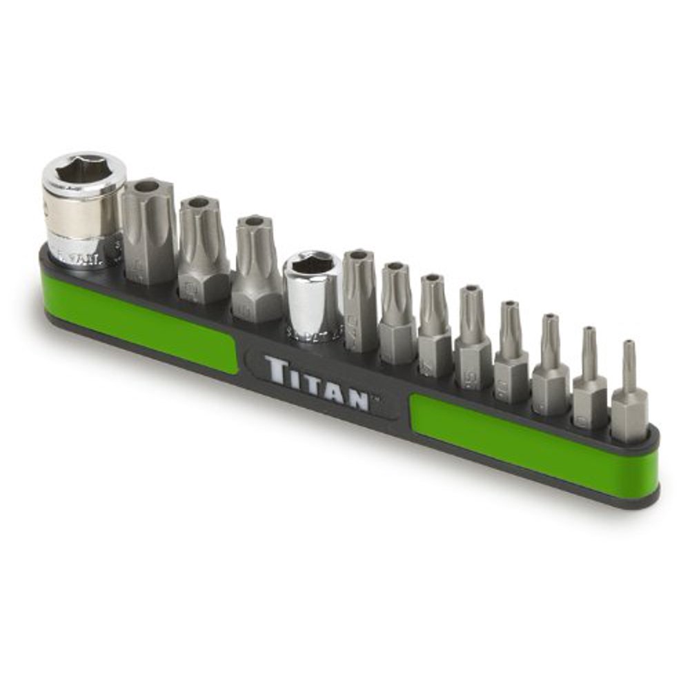 Titan 16113 Tool 13piece Tamper Resistant Torx Bit Set