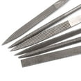thumbnail image 4 of Dalazy 6 Pcs/set Woodworking File Carbon Steel Rasp Burr Removal Polishing Rough Process Rasp Kit 4x160mm, 4 of 9