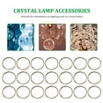 thumbnail image 2 of DIY Chandelier Accessory Stainless Steel Connection Ring for Crystal Drop Pendant Coffee Color 300pcs, 2 of 9