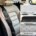 thumbnail image 6 of Yuyamidu Skull Car Seatbelt Cover 2 Pack Flannel Car Seatbelt Cushion Thick Seat Belt Cover Pad for SUV Sedan Truck Non-Slip Seat Belt Pads for Car Seat Universal Fit, 6 of 7