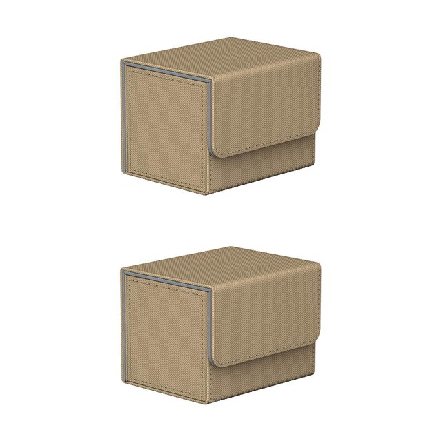 Tholdsy Caja de almacenamiento de tarjetas comerciales Organizador de gran capacidad Estuches para juegos Contenedor Organización de Type1 NO1