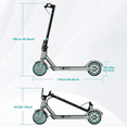 thumbnail image 6 of Folding Electric Scooter for Adults - 350W Motor 8.5" Solid Tires, up to 19MPH and 20Miles Long-Range Portable Commuting Scooter, 6 of 6