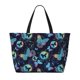 thumbnail image 2 of Fotbe Blue Butterfly Bolsa de Viaje para Playa - Resistente al Agua, Bolsa Tote de Gran Capacidad y Ligera con 7 Bolsillos para Mujeres y Hombres, 2 of 7