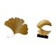 thumbnail image 5 of Escultura abstracta de pared con hojas de hierro y de ginkgo, figura de resina, obra de arte para sala de estar, oficina, hotel, comedor, restau, 5 of 8