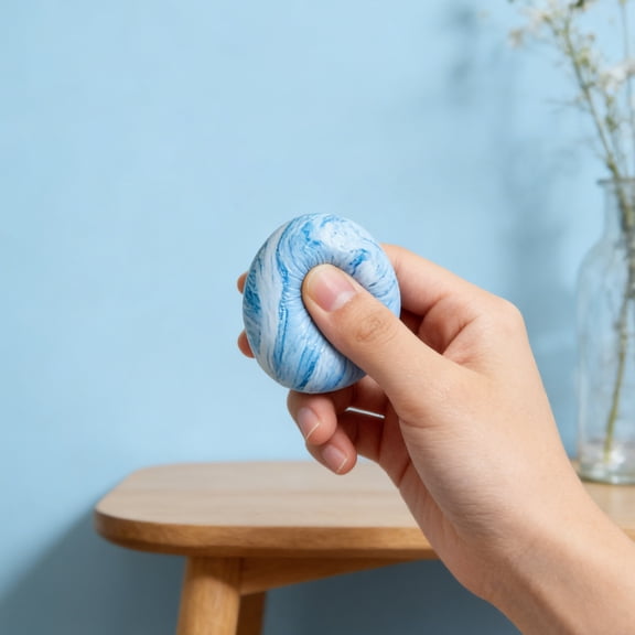 Stress Easter Eggs for Adults Toys, Gel Filled Squishy Toys Anxiety & Stress Reliever for Home, Office & School Bag, Easter Basket Stuffers, Easter Decor for Home(Blue)