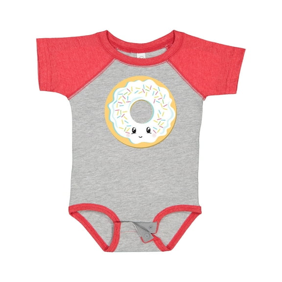 Inktastic White Donut Boys or Girls Baby Bodysuit
